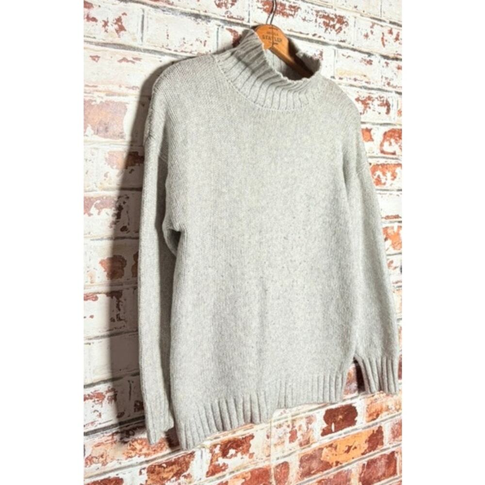 Asos Design Oversized Knit Mock Turtleneck Pullov… - image 3